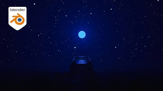 使用Blender制作星空