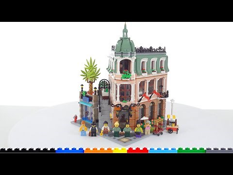 LEGO Boutique Hotel 10297 modular building review! "Classy" is the word of the day