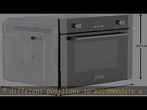 Magic Chef Electric MCSWOE24S 24" 2.2 cu. ft. Single Wall Oven with Convection, Stainless Steel