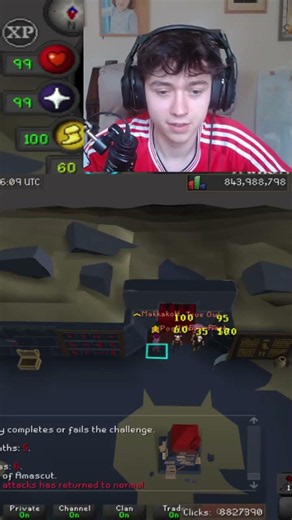 menace wipes 450 toas. | #s2l_osrs on #Twitch