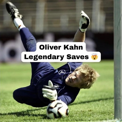 👉 Oliver Kahn’s Flying Saves Were Unreal 😳 #football #germanyfootball #goalkeeper #soccer #football