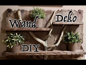 DIY Holz Wanddeko selber machen