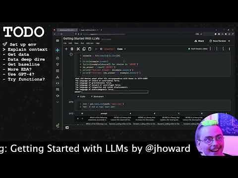 Livecoding: Getting Started with LLMs, by Jeremy Howard