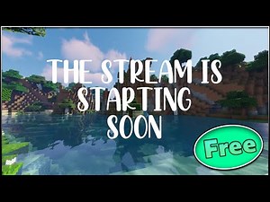 Free Minecraft Stream Starting Soon Intro Scene (10Mins)