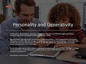 Generativity Presentation Video