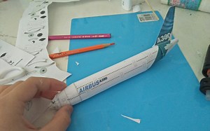 空客A380原厂涂装纸模制作（上）