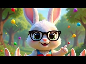 🌈 Learn Colors with a Cute Rabbit Teacher 🐰Fun Colors Song for Kids.#kidsvideo #viral