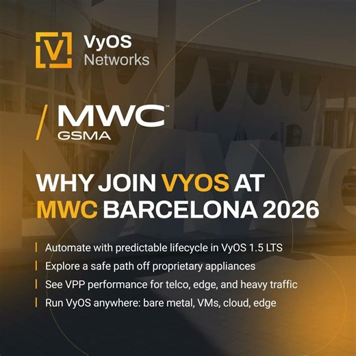 Why join VyOS at #MWC26? 👇