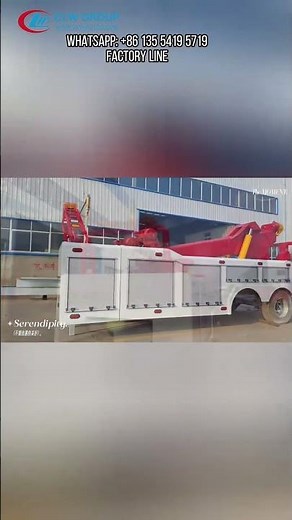 Customized Wrecker Towing Equipment Tow Truck Body #emergencytowing