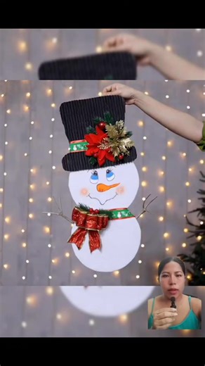 898K views · 7.4K reactions | Muñeco de nieve navideño #creatividad #tendencia #reelsviralシ #navidad | Gaby ch | Facebook