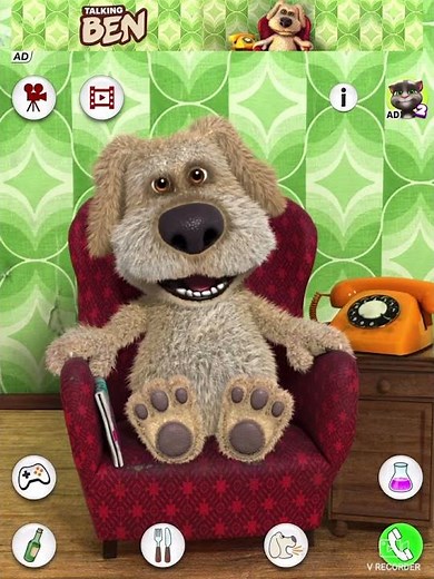 I beat ben to teach him a lesson… #talkingben