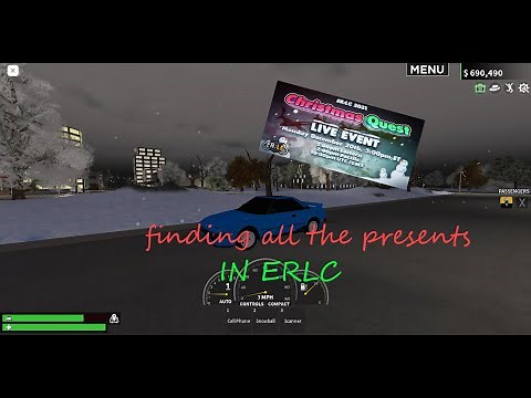 Finding all the presents in ERLC! | Map of Presents | #roblox #erlc #libertycounty