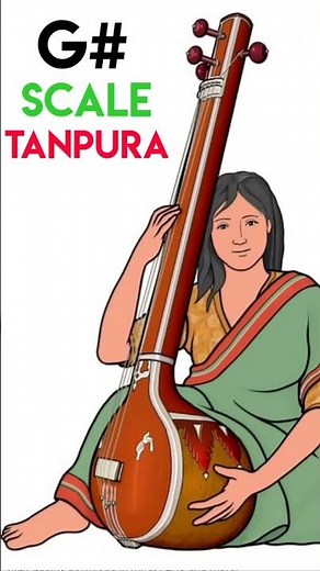 Tanpura G sharp scale | Vocal practice for female | #muzzico