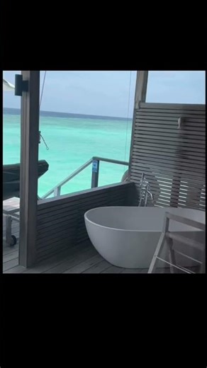 This Is What a Maldives Honeymoon Looks Like💙#honeymoon #maldives #shortsfeed #oceanlife #marriage