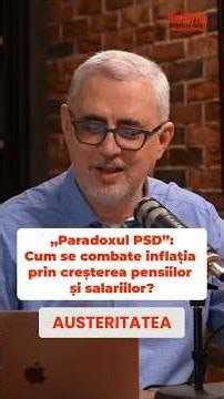 "The PSD Paradox": How to fight inflation by raising pensions and wages? 💸🥕