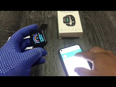 Y68 SMART WATCH (UNBOXING): Connect To Smartphone