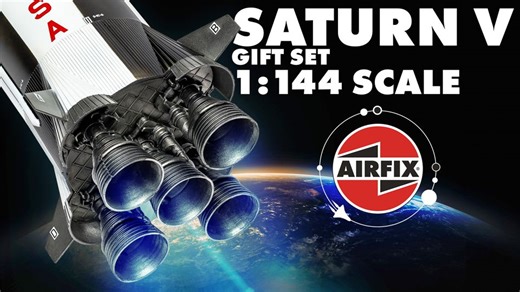 Did you get your hands on our Saturn V gift set? This 1:144 scale model kit is a wonderful replica of the first rocket to land on the moon. With 79 detailed parts and one scheme option included, it’s the perfect build for space enthusiasts and modellers seeking their next challenge. Find out more: https://ow.ly/qHBL50WTGgB 👈 #Airfix #ScaleModels #ScaleModelling #SaturnV #Space #GiftSet | Airfix