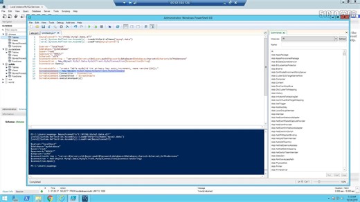 4-3 Powershell 与MYSQL 数据库交互