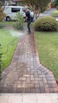 Extreme ASMR Paver Pressure Washing & Cemetery Restoration 🌿