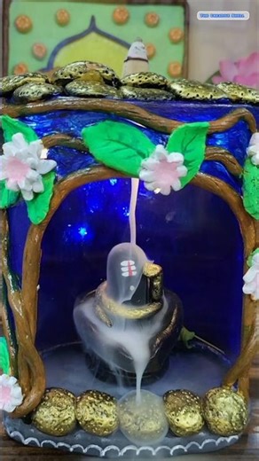 DIY Maha shivratri special Smoke Fountain Shivling 🔱 #shorts #mahadev #shivratri #smokefountain