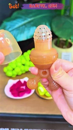 Baby Fruit Feeder Pacifier – Feed Fruits & Soothe Teething Gums #TeethingBaby #Pacifier