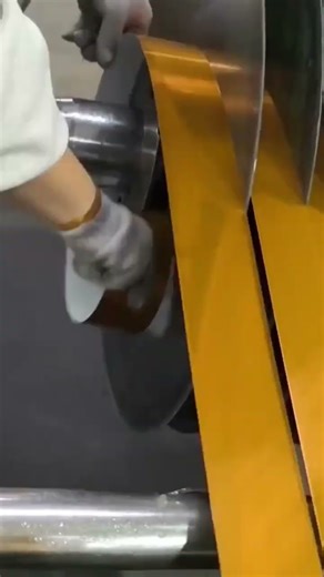 copper sheets cut and rolled smoothly into perfect form with powerful machinery.