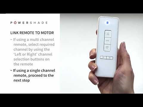 Powershade Basic Programming Instructions