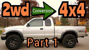 Part #1 Of 2wd Conversion To 4wd 🔥🔥 HOW TO VIDEO 2004 Toyota Tacoma Prerunner 2WD First Gen In this Video we get the new 4x4 transmission and transfer case installed step by step. Please Comment Below With any questions that you may have and we will do our best to answer! Stay Tuned for Part #2! We will get the Front End DriveTrain setup! 🔥🔥We Always Love to Hear From You Guys! Leave Us A Comment!!🔥🔥 If You Like Our Videos! Please SUBSCRIBE To Our Channel To See Future Content! Don't Forge