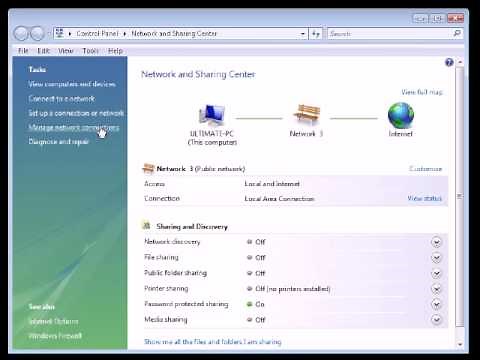 Microsoft Windows Vista Cannot Find Any Additional Wireless Networks - Detailed Tutorial