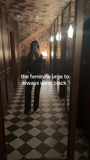 Embracing the Feminine Urge to Wear Black
