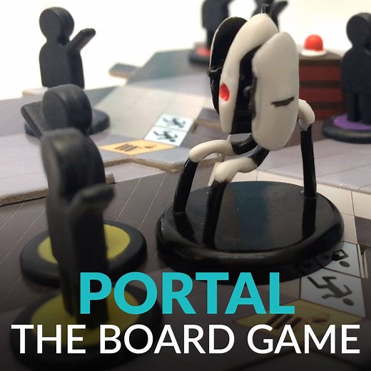 We played the 'Portal' board game and it was a huge success: http://bit.ly/2h34B0O | Parsec