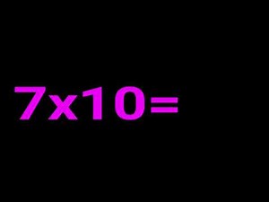Table de multiplication 7 et 8