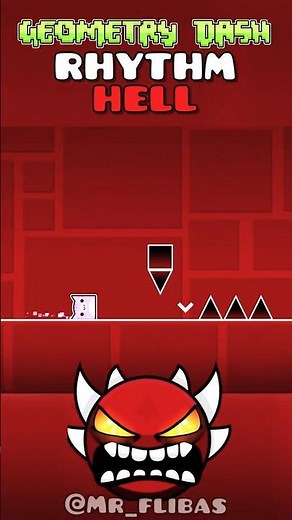 Rhythm Challenge in GEOMETRY DASH 🤑😲 #geometrydash