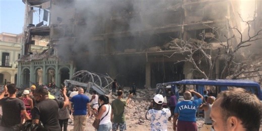 VIDEO: Explosión destruye famoso hotel cinco estrellas Saratoga en La Habana, Cuba - La Prensa Gráfica
