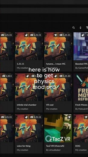 HOW TO GET PHYSICS MOD PRO ON CURSEFORGE! (2026)