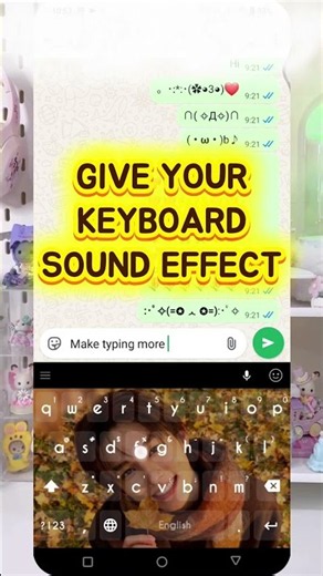 How to Add Typing Sounds to Your Keyboard 🎧⌨️ #emojikeyboard #shortsviral #keyboardcustomization