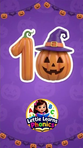 Can You Count the Pumpkins? Halloween Numbers 1-10 🎃 #toddler #learning #shorts