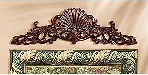 Design Toscano Rococo Architectural Wooden Wall Pediment