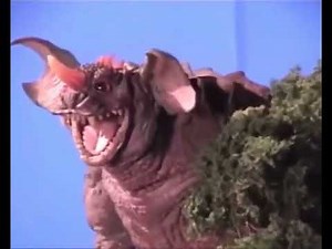 Rie Ota, the Japanese suit actress for the kaiju BARAGON in a 2001 Godzilla movie