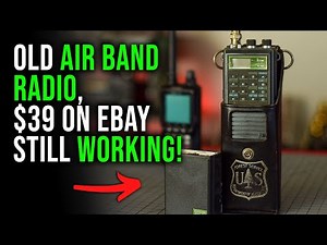40 Year Old ICOM AIR BAND RADIO Still Working Perfectly