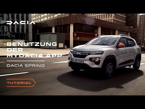 Der neue Dacia Spring 2023: So verwendest du die App MY DACIA
