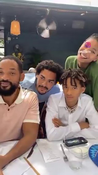 Will smith with his children❤️ (Trey, Jaden & Willow Smith)