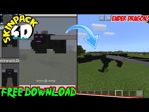 SKIN 4D ENDER DRAGON - MINECRAFT SKINS