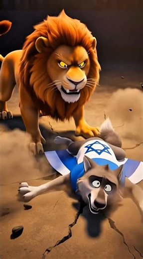 Pakistani Lion vs Israeli Wolf 🦁 | Bravery & Power Story | 3D Cartoon Short