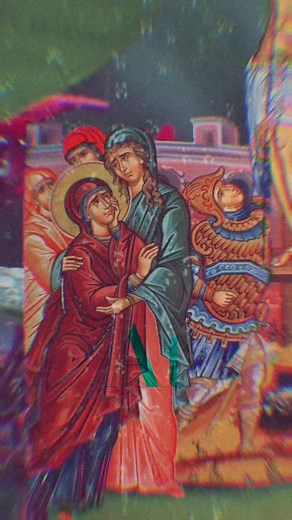Lamented with a mother's love, most holy Theotokos, save us. #orthodox #aesthetic #rosary #avemaria