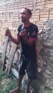 Thief Crying Gets Beaten With A Stick