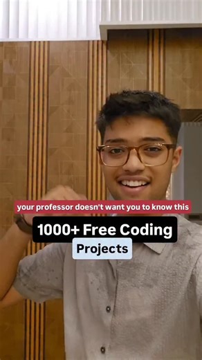 Vasav Trehan on Instagram: "Your Professor won't tell you this #coding #projects #programmingprojects #programminglife"