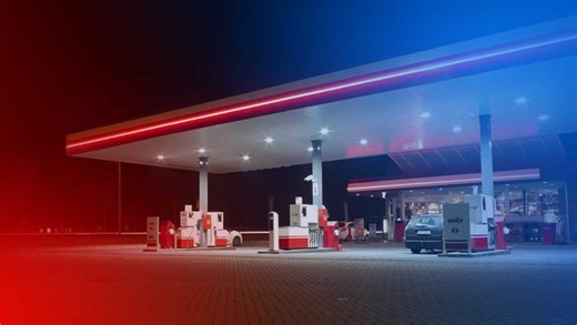 Man faces several charges after incident at gas station, officers say