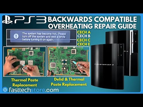 PS3 Thermal Paste Replacement & De-Lid Guide (Fix Overheating & Loud Fan)