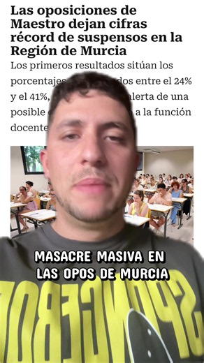 Masacre en las oposiciones de maestros de Murcia, ¿Tenemos que manifestarnos? Esto no puede seguir así 😓 #oposicionesprimaria #murcia #maestro
